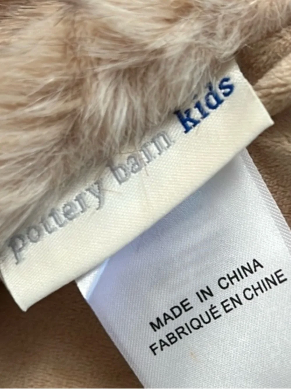 Pottery Barn Kids 60” Camel Ombre Faux Fur Throw 🍁🍂